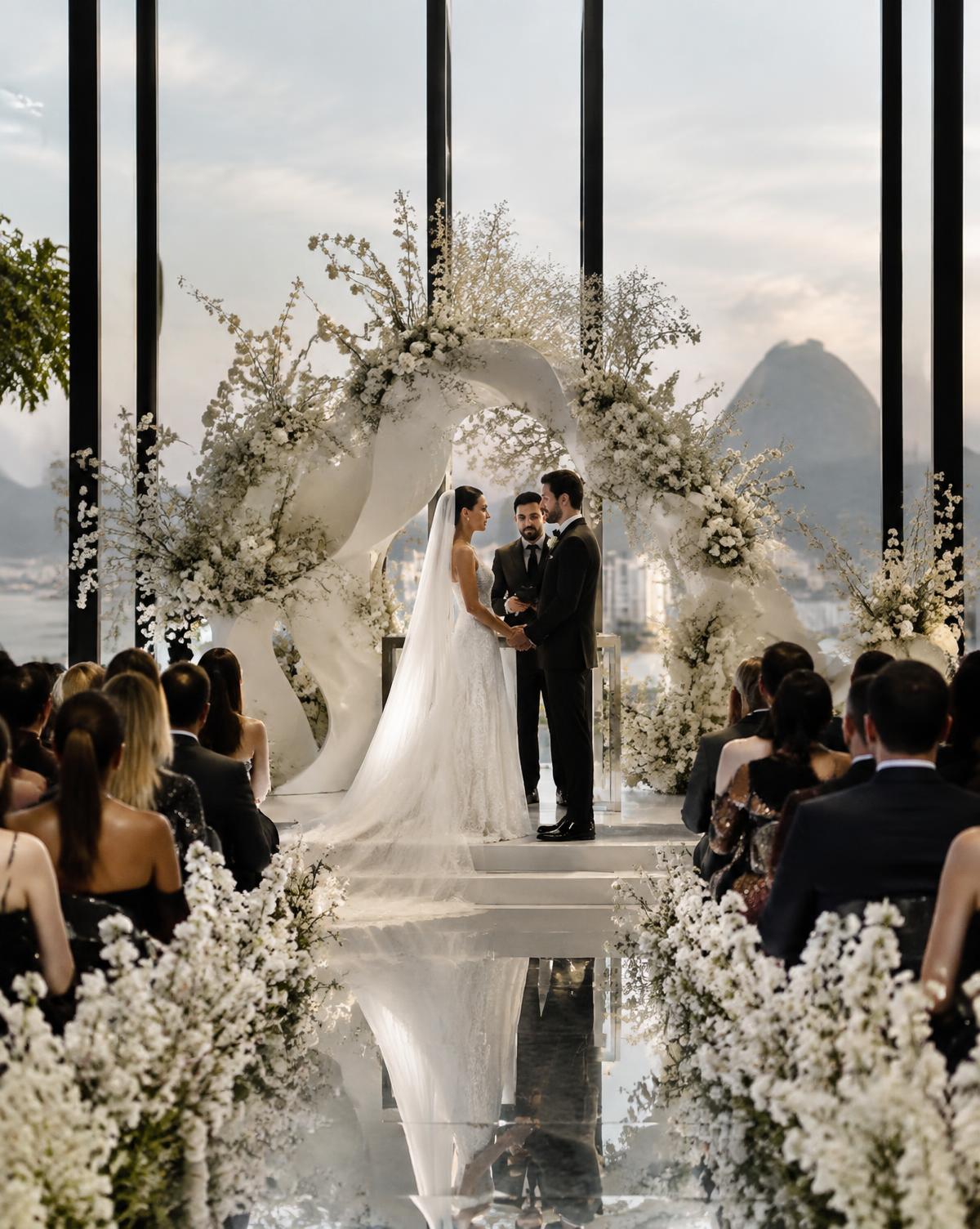 Cerimônia de casamento elegante